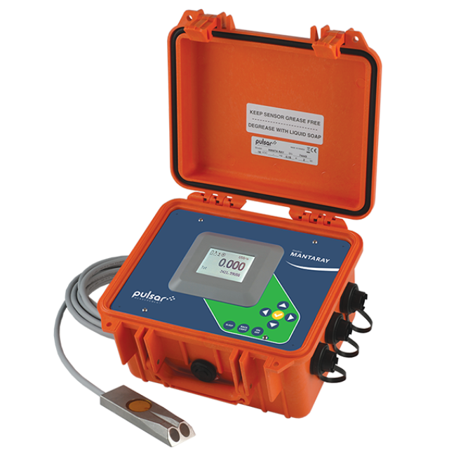 pulsar ultrasone flowmeter mantaray intercontrol