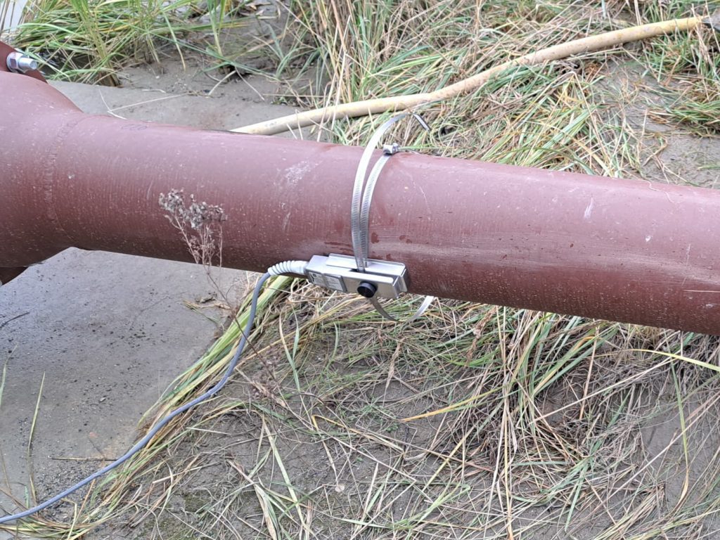 bagger en zandwinning Pulsar pdf flowmeter opgeklemd (clamp on) 1