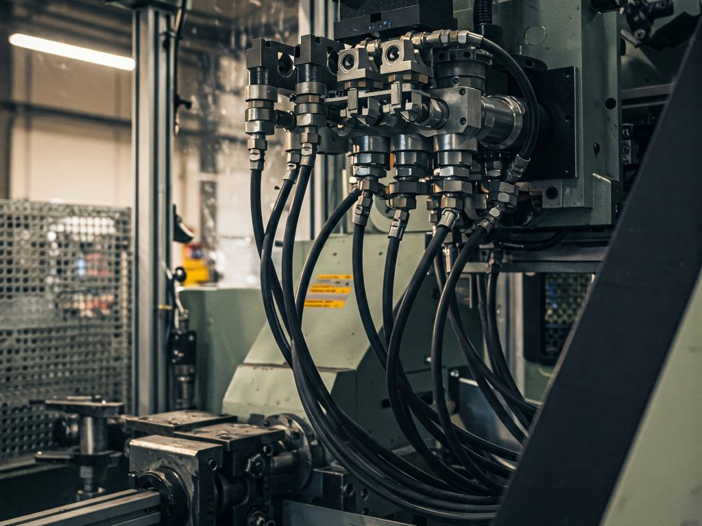 perslucht systeem in fabriek